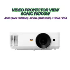 VIEWSONIC - VIDEO PROYECTOR VIEWSONIC PA700W 4500ANSI LUMENS - WXGA