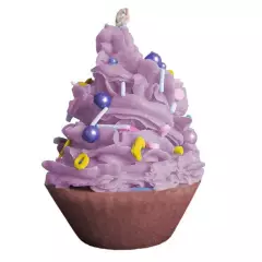 GENERICO - Vela Tipo Postre en forma de Cupcake Decorativo Aromaterapia Coco