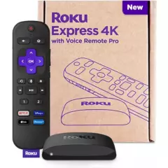 ROKU - Convertidor Smart TV Roku Express 4K Con Control Remoto Por Voz Pro