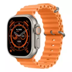 GENERICO - Reloj Inteligente Smartwatch T800 Ultra Bluetooth Pasos Juegos Naranja