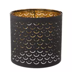 JKASSEM - Pantalla para lámpara negrocolor bronce 24 cm Nymo