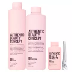 AUTHENTIC BEAUTY CONCEPT - Kit GLOW ABC Shampoo y Acondicionador cuidado del color con Obsequio