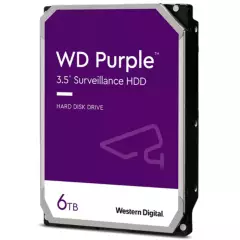 WESTERN DIGITAL - Disco Duro PC Western Digital 6TB Purple DVR