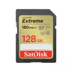 SANDISK - Memoria SD SanDisk Secure Digital Extreme 128GB