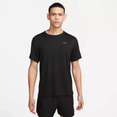 NIKE - Camiseta Deportiva Hombre Nike DriFit UV Miler - Negro