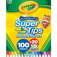 CRAYOLA - Marcadores Super Tips Crayola x 120