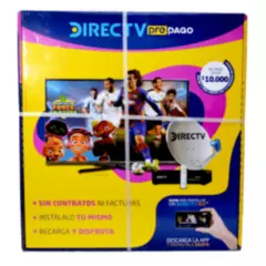 DIRECTV - Kit Prepago DirecTV HD Con Decodificador Nuevo