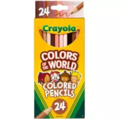 CRAYOLA - Crayola Colores Del Mundo X 24 Unidades