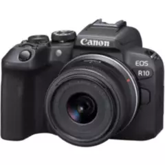CANON - Cámara sin espejo Canon EOS R10 kit lente 18-45