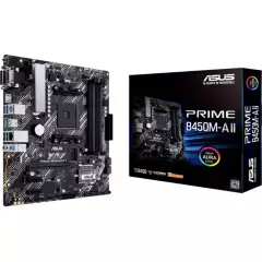 ASUS - Board ASUS Prime B450M-A II AMD AM4 Ryzen 5000 3ª2ª1ª