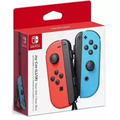 NINTENDO - Par Joy-Con Nintendo Switch rojo neón y azul neón