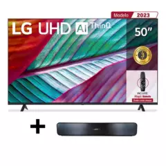 LG - Combo Tv LG 50 Pulgadas Smart Tv 4K Control Magic + Barra de Sonido MERTEC