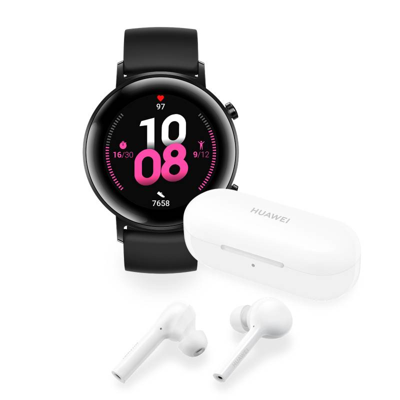  - Smartwatch Huawei Watch GT2 (42mm) + Freebuds Lite