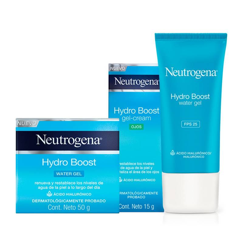 Neutrogena - Set Tratamiento Facial Rutina de Hidratación Hydroboost