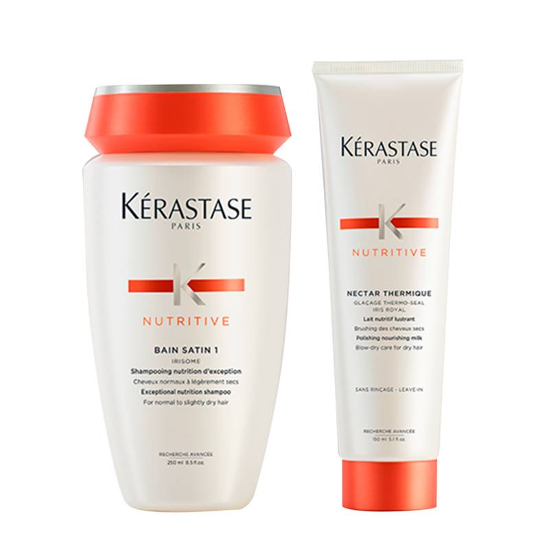 Kerastase Kit Nutrición Cabello Fino Shampoo Bain Satin 1