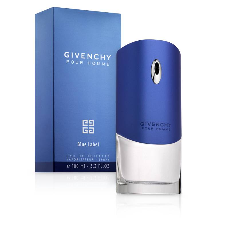 GIVENCHY -  Pour Homme Blue Label Edt 100ml Vapo + Colgante 