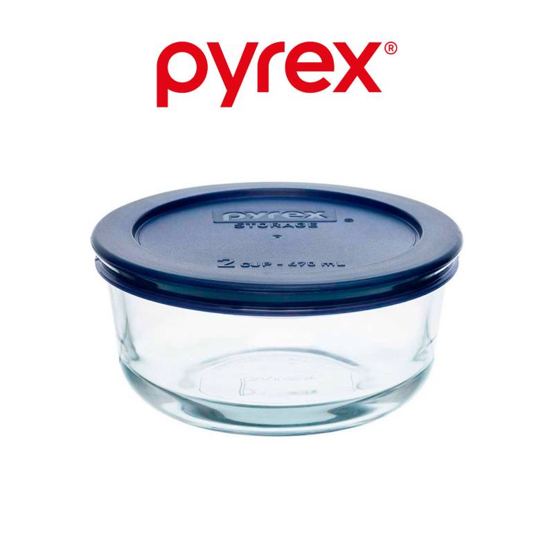 PYREX - Bowl redondo tapa plástica 2Tz