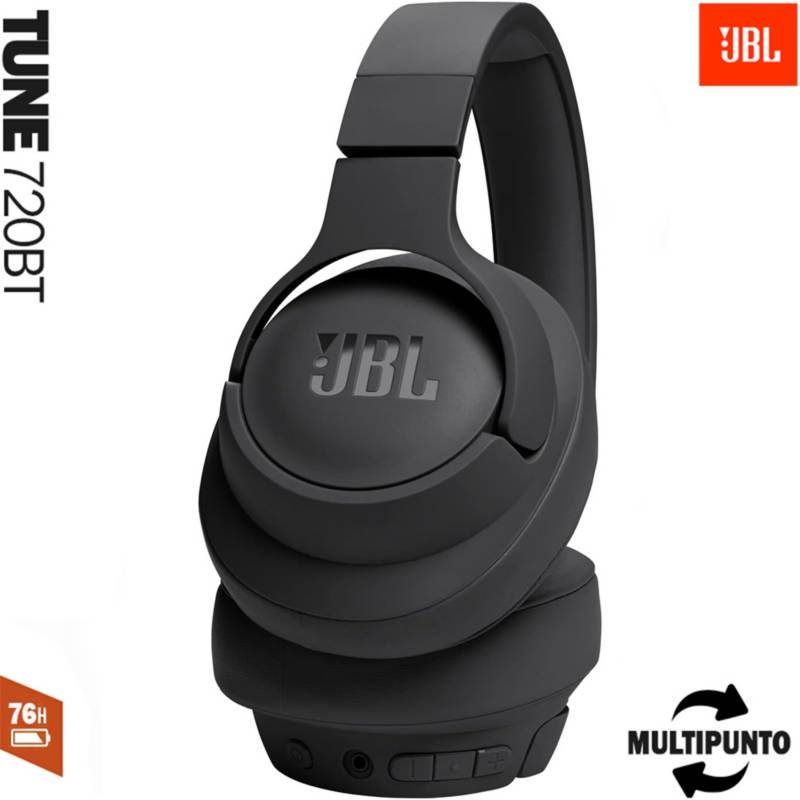 JBL JBLT710BTWHTAM Tune 710BT Wireless Over-Ear Headphones