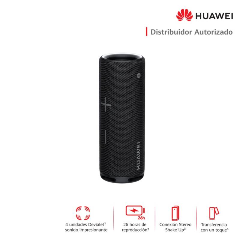 HUAWEI - Huawei Sound Joy Negro, Parlante Bluetooth 5.1 Portátil IP67 26hrs