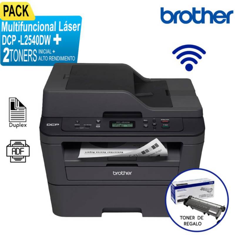 Impresora Brother DCP-L2540DW Multifunción Laser monocromática