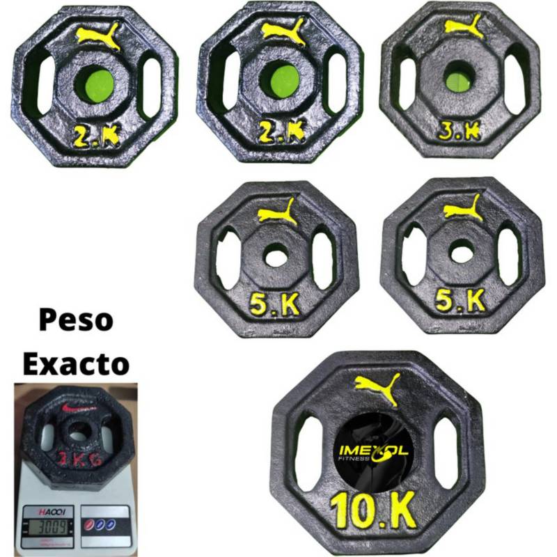 Set de discos hexagonales desde hasta GENERICO | falabella.com