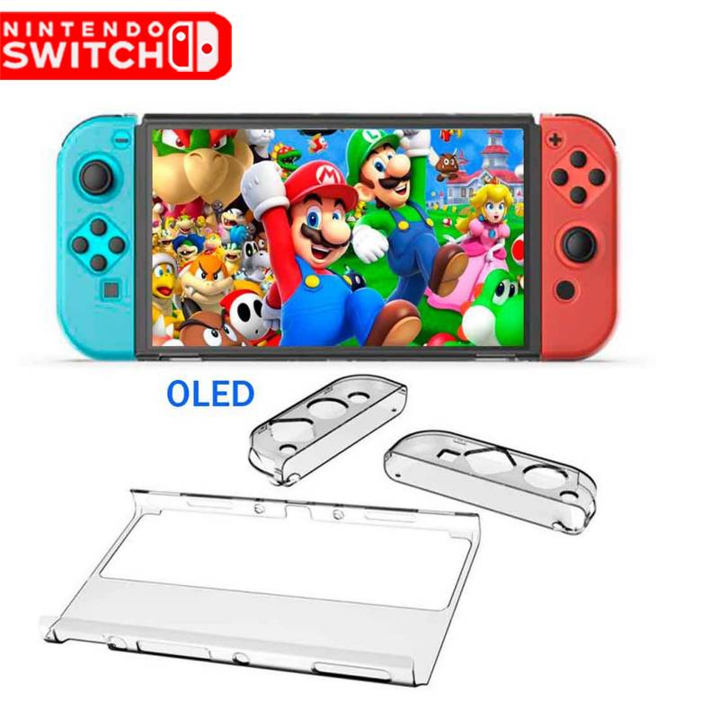 GENERICO - Case para Nintendo Switch OLED Transparente