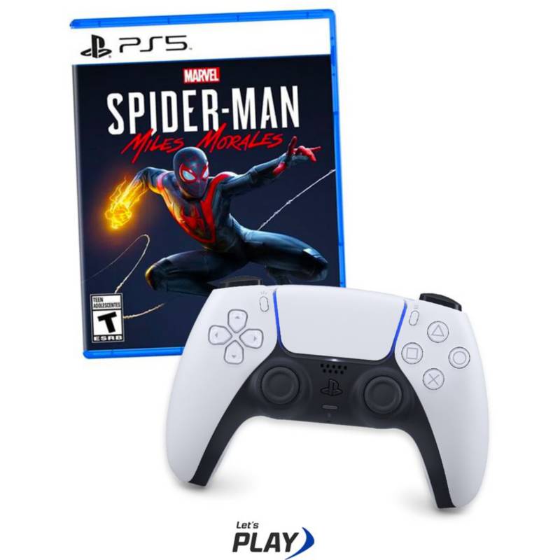 Mando Playstation 5 Dualsense + Spiderman Miles Morales ps5 SONY