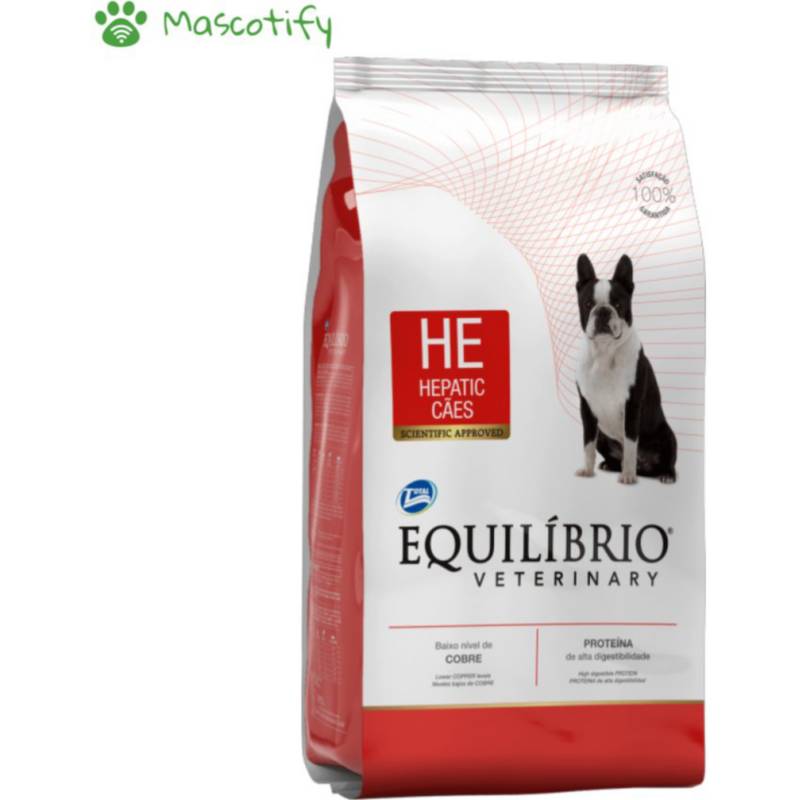 EQUILIBRIO - Equilibrio Veterinary Hepatic He X 7.5Kg Cuidado Hepático Para Perros
