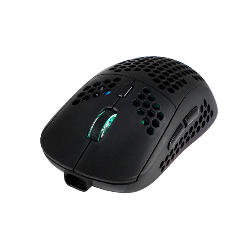 TEROS GAMING - MOUSE GAMING INALÁMBRICO LUCES LED TEROS TE5166N NEGRO