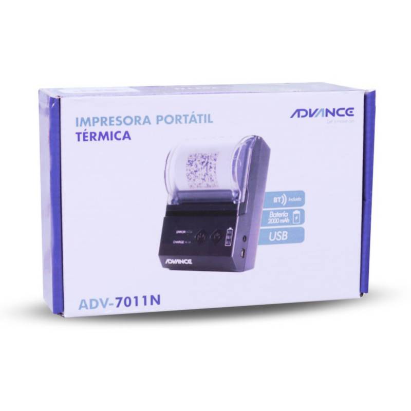 HOIN - Stampante termica portatile mini usb+bt da 58 mm con