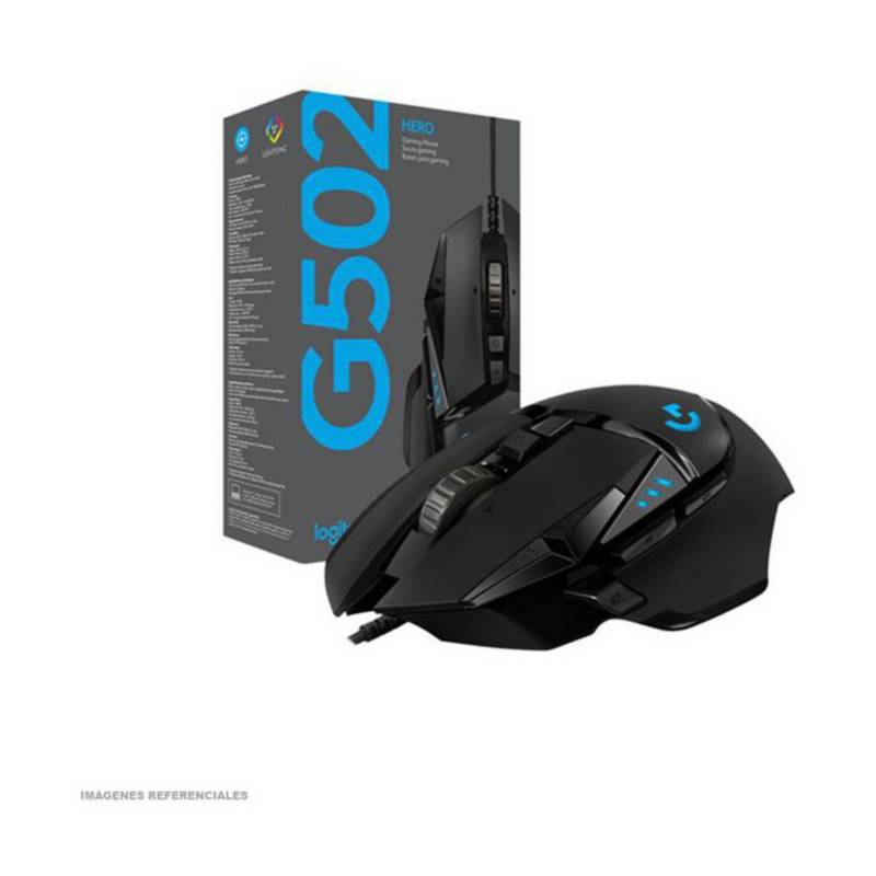 LOGITECH - Mouse gamer Logitech G G502 - Hero