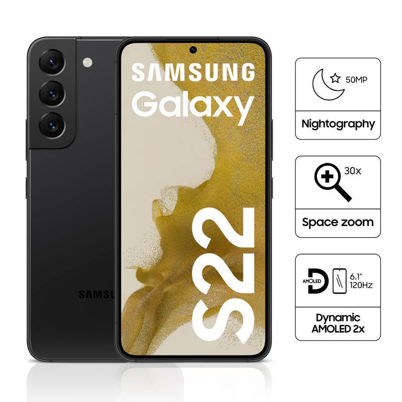 SAMSUNG - Samsung Galaxy S22 de 256GB 8GB Negro