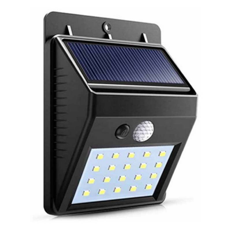 ambición Seis Revocación Reflector de Luz 20 Leds con Panel Solar y Sensor de Movimiento GENERICO |  falabella.com