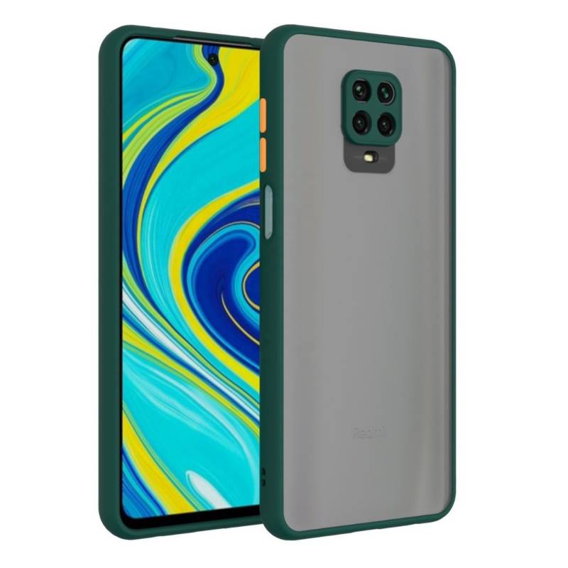 Case Funda Mate Antishock + Mica Xiaomi Redmi Note 9 Pro - Jade SM