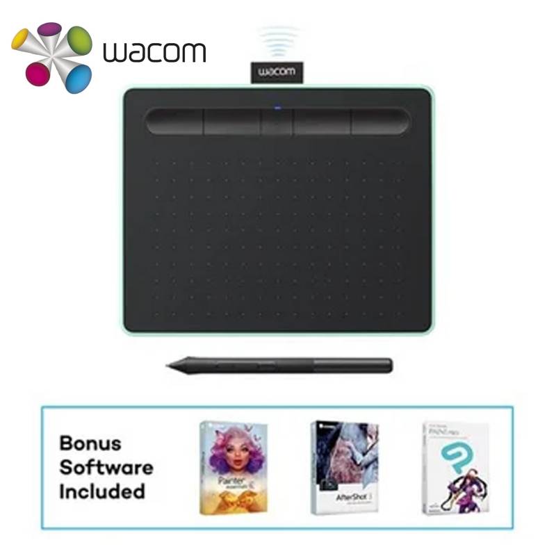 WACOM - Tableta Grafica Wacom Intuos S Bluetooth CTL4100WLE0 Green