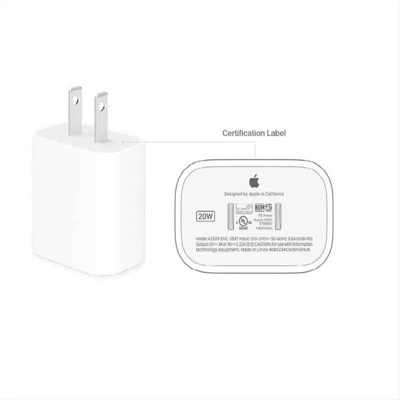Cargador para Apple iPhone de Carga Rápida 20W Cable USB C a Lightning  GENERICO