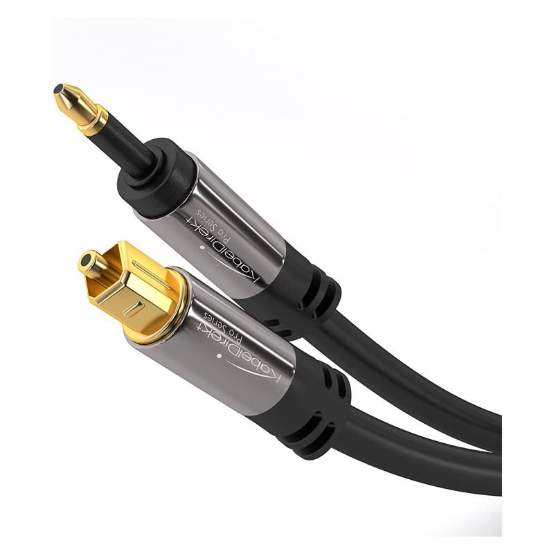 Kabeldirekt Cable Optico Audio Digital Toslink a MiniToslink 1.8 mts  GENERICO
