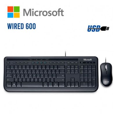Teclado Alámbrico Microsoft Wired 600 Keyboard - Negro