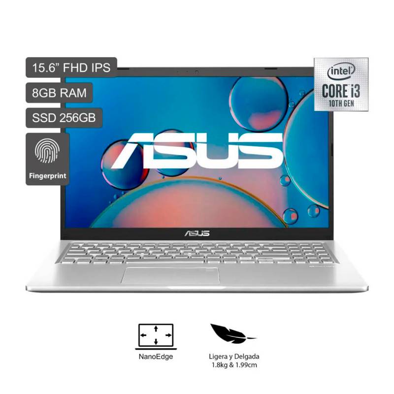 ASUS - Laptop ASUS X515JA-EJ3619W 15.6 Intel Core i3 8GB 256GB SSD