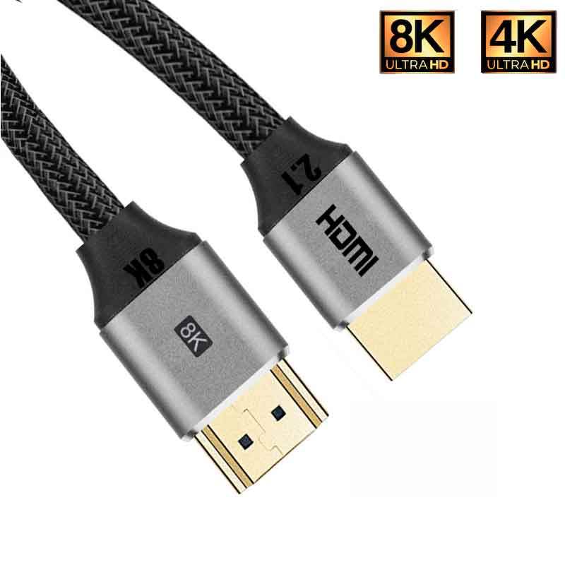 Cable HDMI 2.1 8K 60Hz - 4K 120Hz 48Gbps 1.5m PS5, PS4, Xbox VARIOS