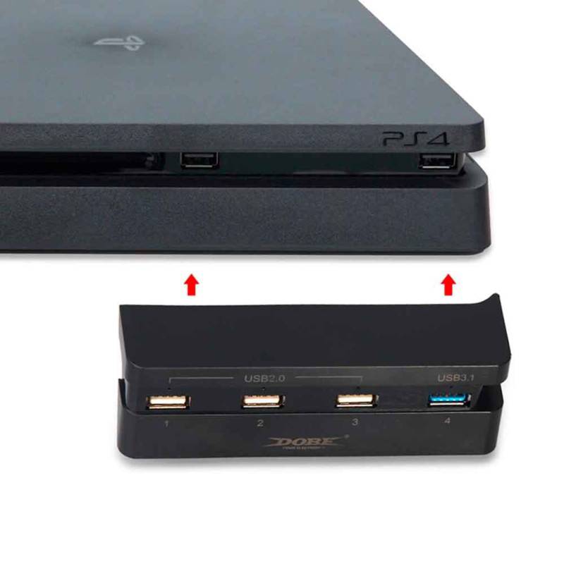 VARIOS - Hub USB Multipuerto para PS4 Slim