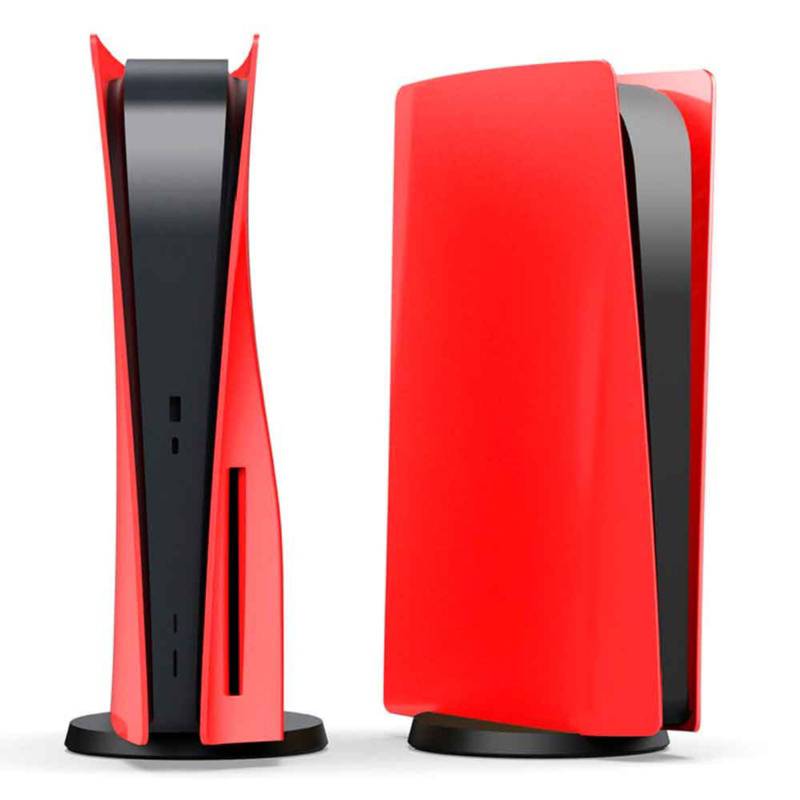VARIOS - Cubierta Tapa Reemplazo para PS5 Standard Rígido Rojo