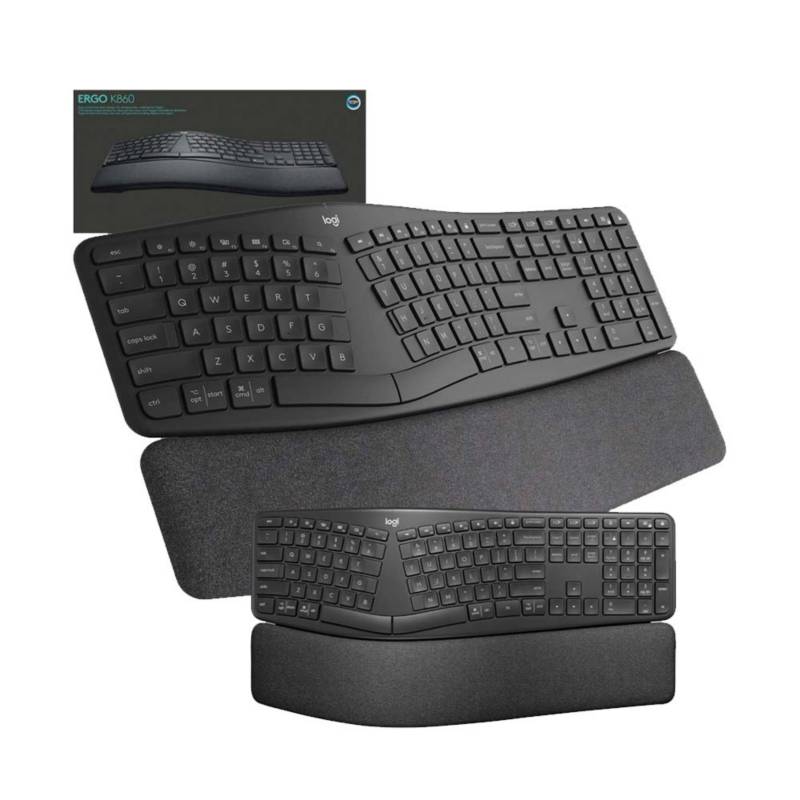 Teclado Ergonómico Logitech K860 Inalámbrico