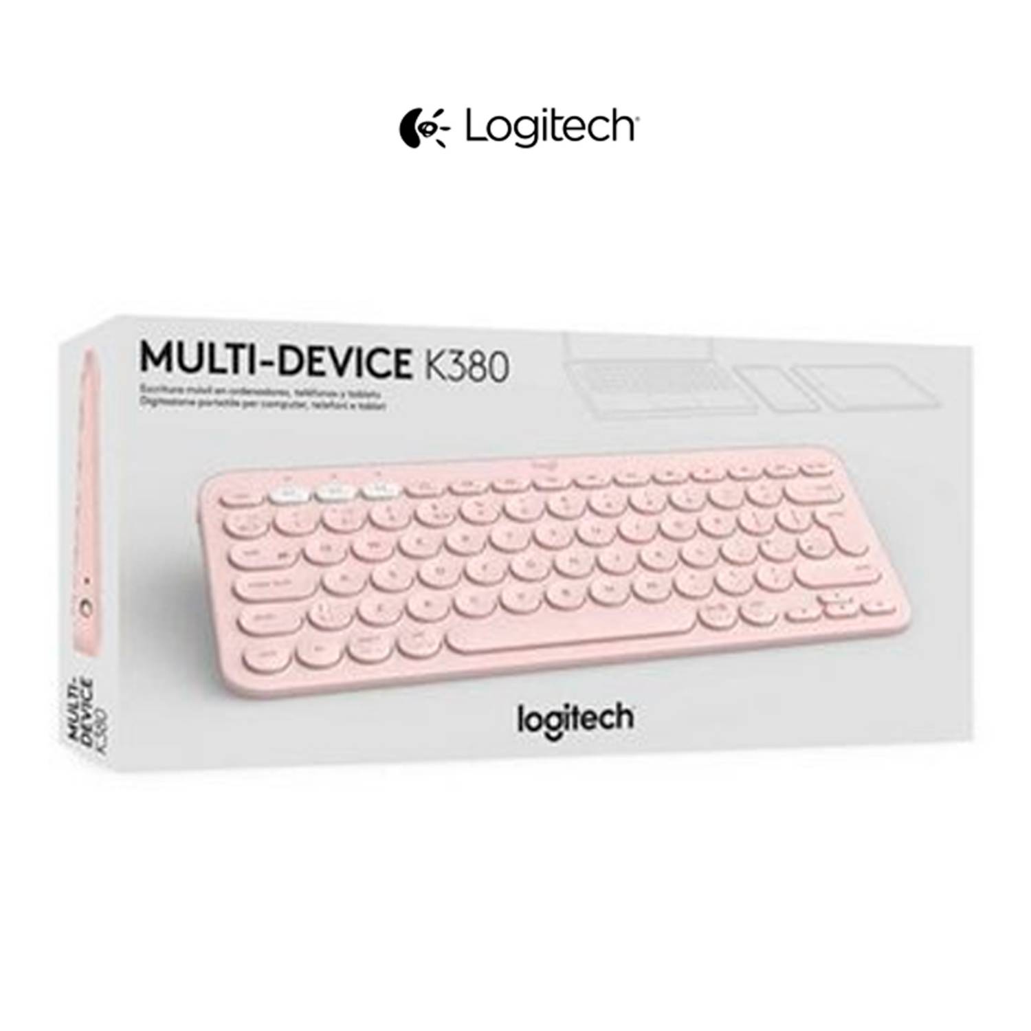 Comprá Teclado Inalámbrico Logitech K380 Bluetooth 920-009595 - Blanco ( Español) - Envios a todo el Paraguay