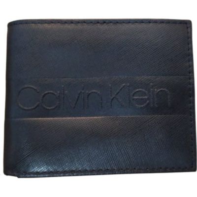 Ripley - BILLETERA DE CUERO TRIFOLD CALVIN KLEIN PARA HOMBRE - NEGRO