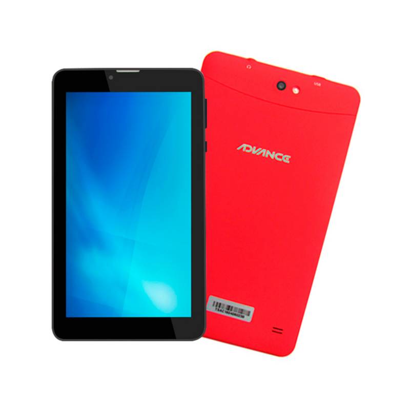 ADVANCE - Tablet Advance Prime PR5850 7"  Android8.1 3G DualSIM 16GB Ram1GB -  Rojo