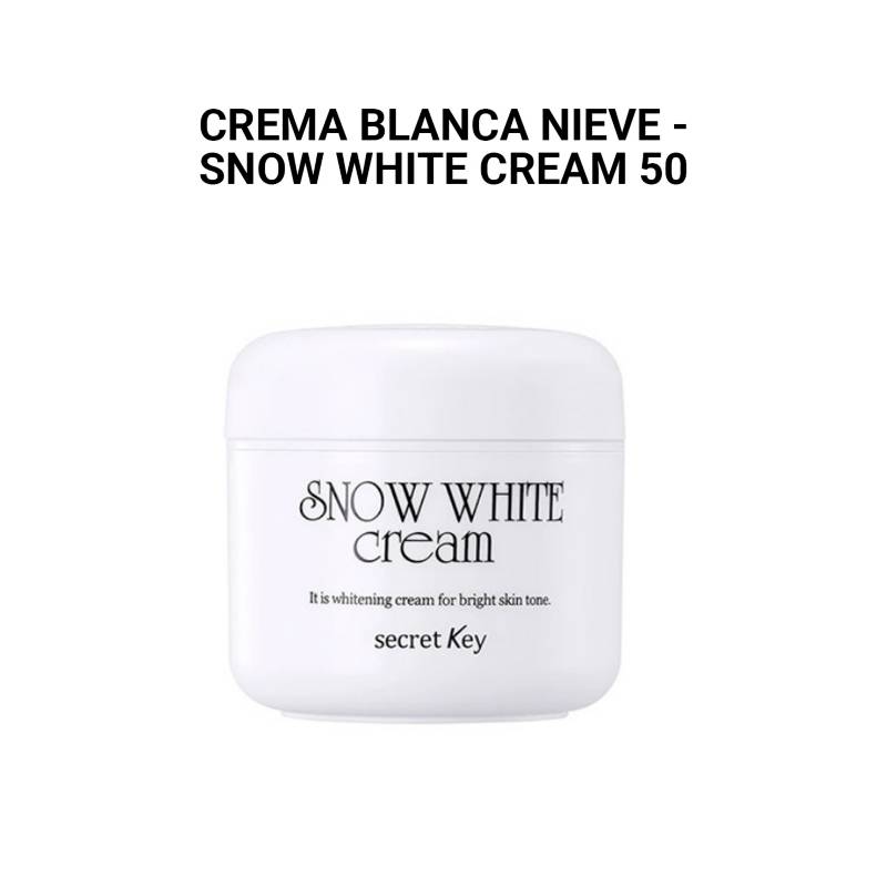 SECRET - Crema Blanca Nieve - Snow White Cream 50g.