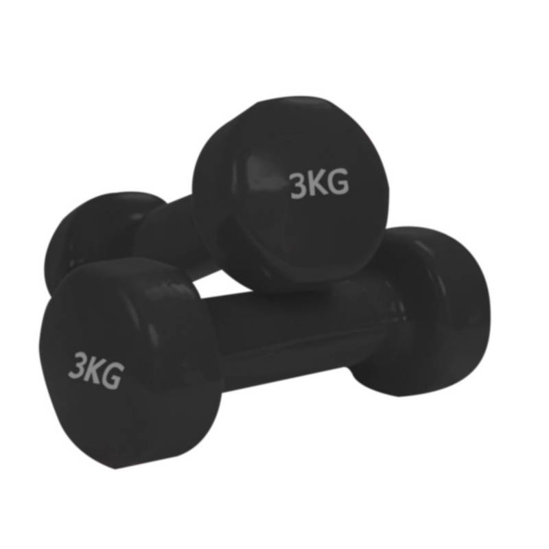 GENERICO Pack De Mancuernas Pesas Vinilo 1kg Deporte Fitnes