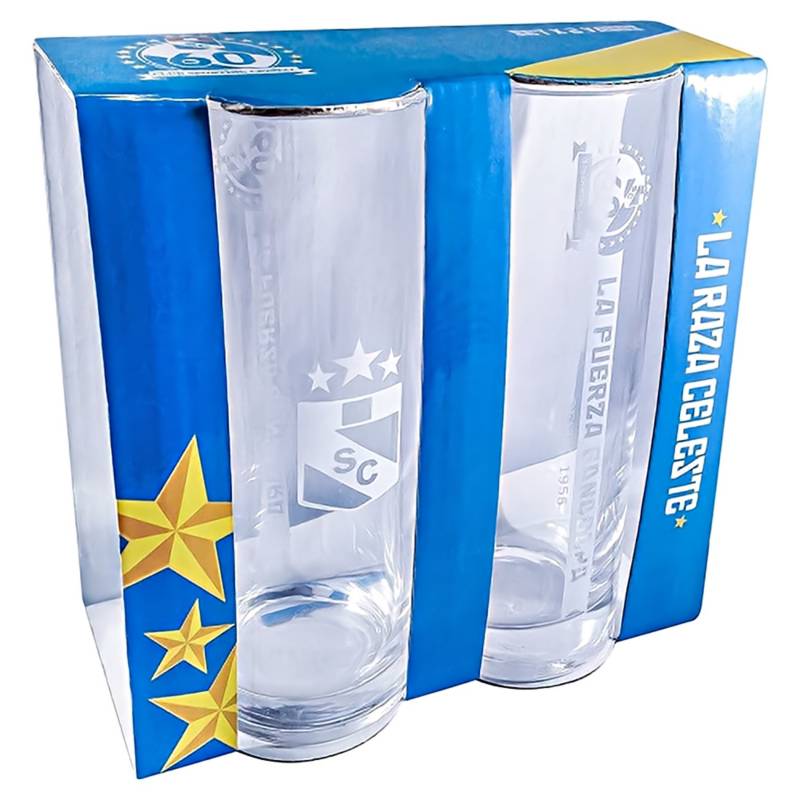 Set x 2 vasos doble pared vidrio Verona 300ml