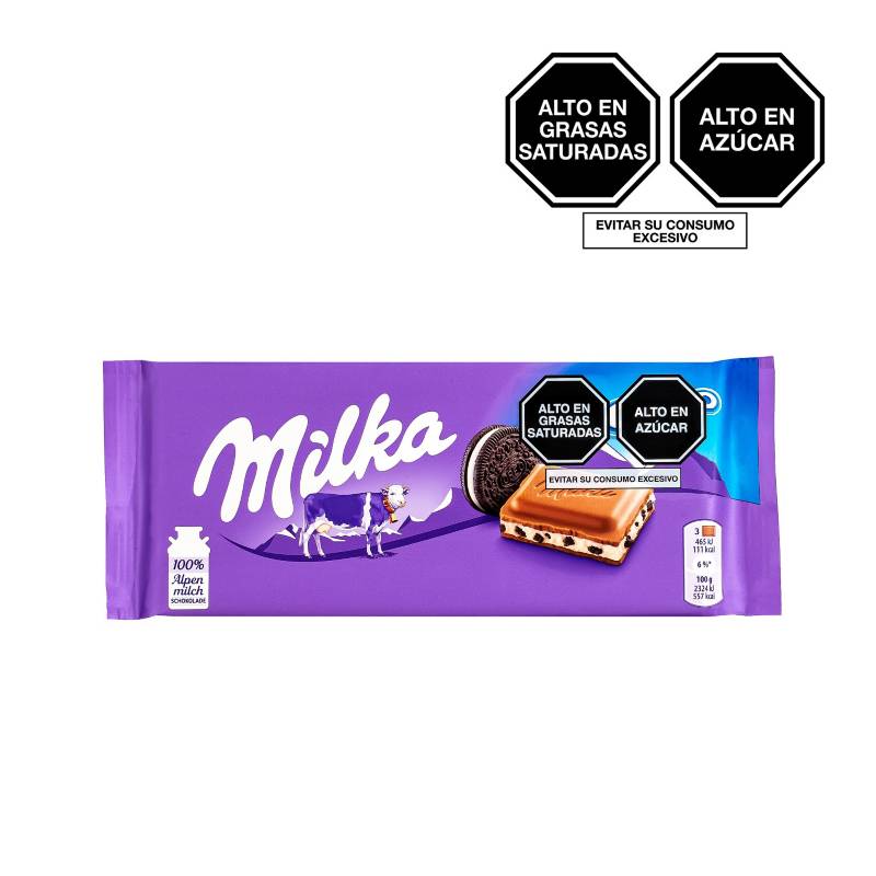 MILKA - Chocolate Milka Oreo Paquete X 100 Gr